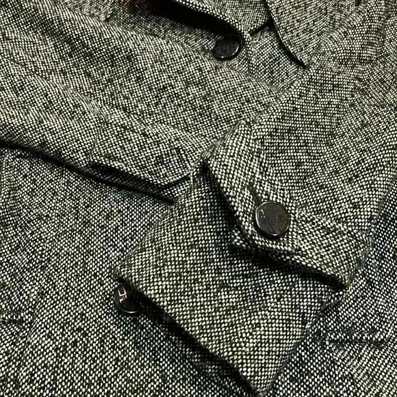 Guess Pleated Detail Wool Blend Coat - Picture 4 of 8